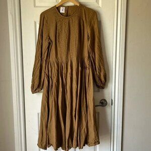 Son de Flor Hemp Scarlet Dress
